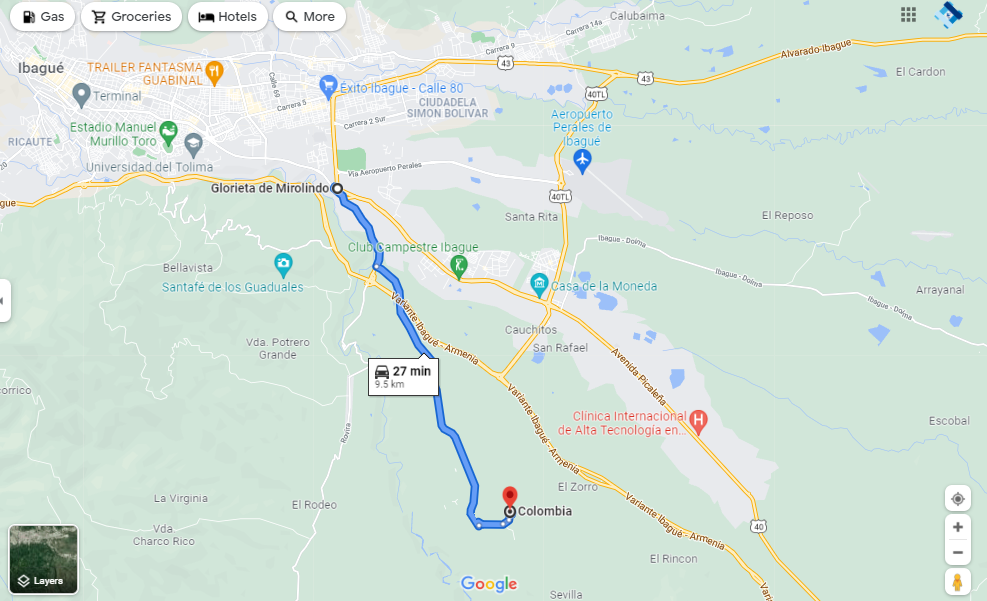 Lote Venta en Vereda Aparco - Ibagué / Financiación a 1 años WhatsApp +573134283255